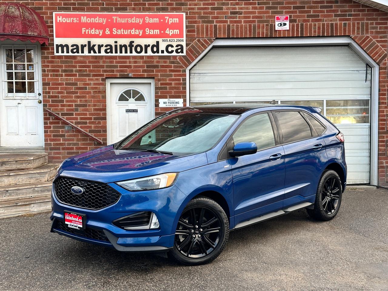 Used 2021 Ford Edge ST Line AWD HTD Lthr Sunroof CarPlay XM RemStart for sale in Bowmanville, ON