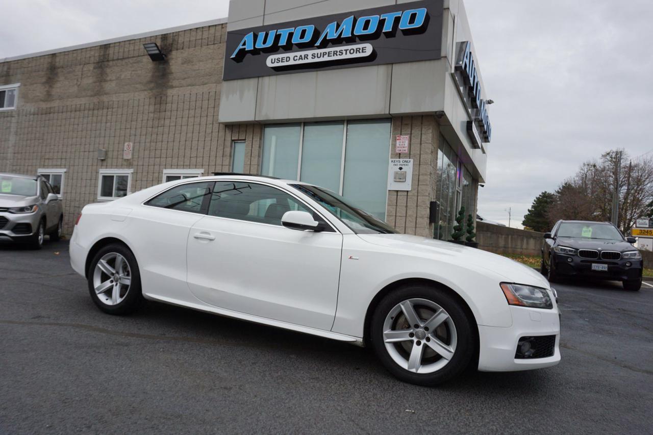 Used 2012 Audi A5 2.0T COUPE QUATTRO S LINE CERTIFIED BLUETOOTH LEATHER SUNROOF CRUISE ALLOYS for sale in Burlington, ON