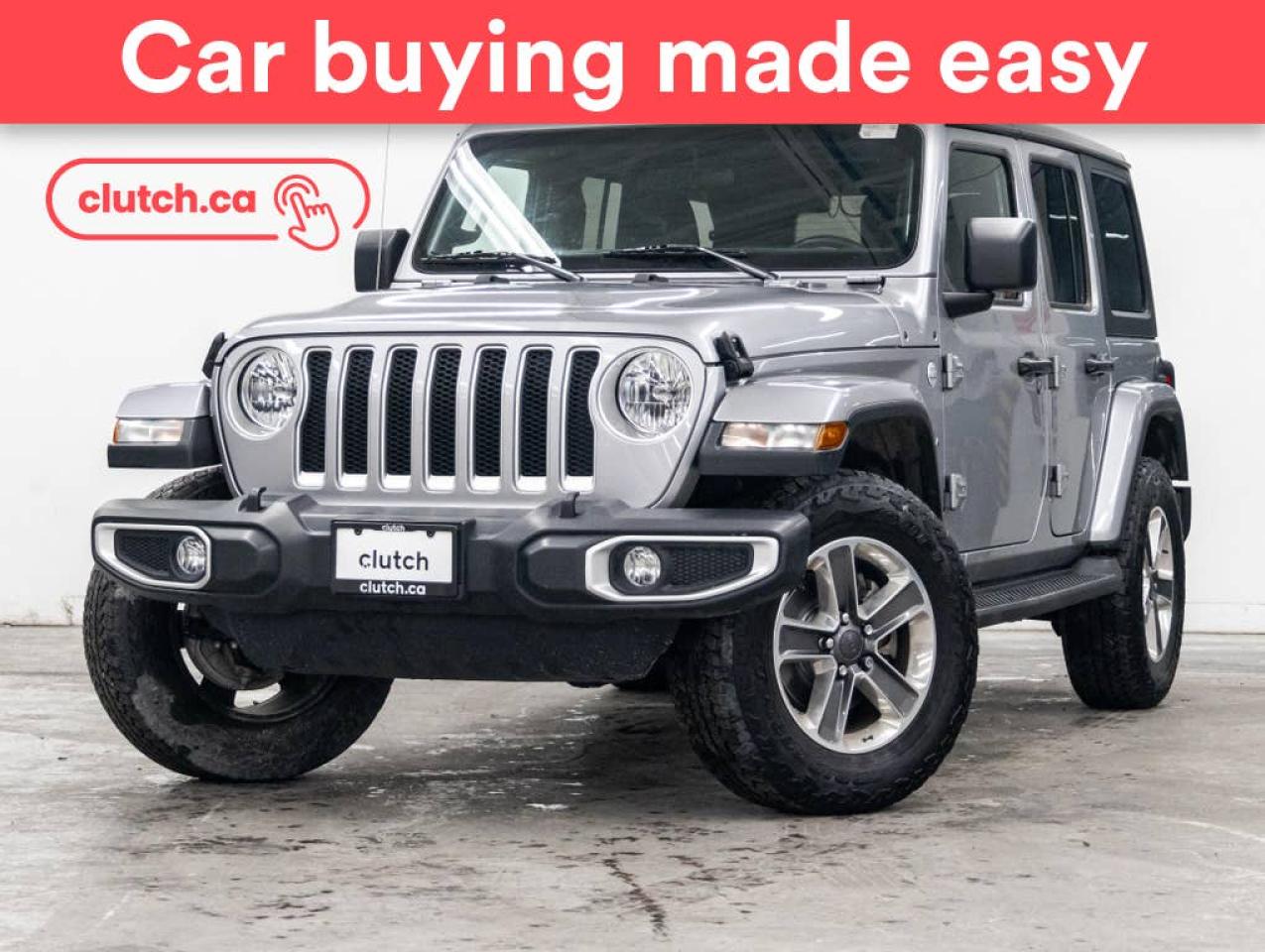 Used 2021 Jeep Wrangler Unlimited Sahara 4WD w/ Apple CarPlay, Dual Zone A/C, Rearview Cam for sale in Toronto, ON