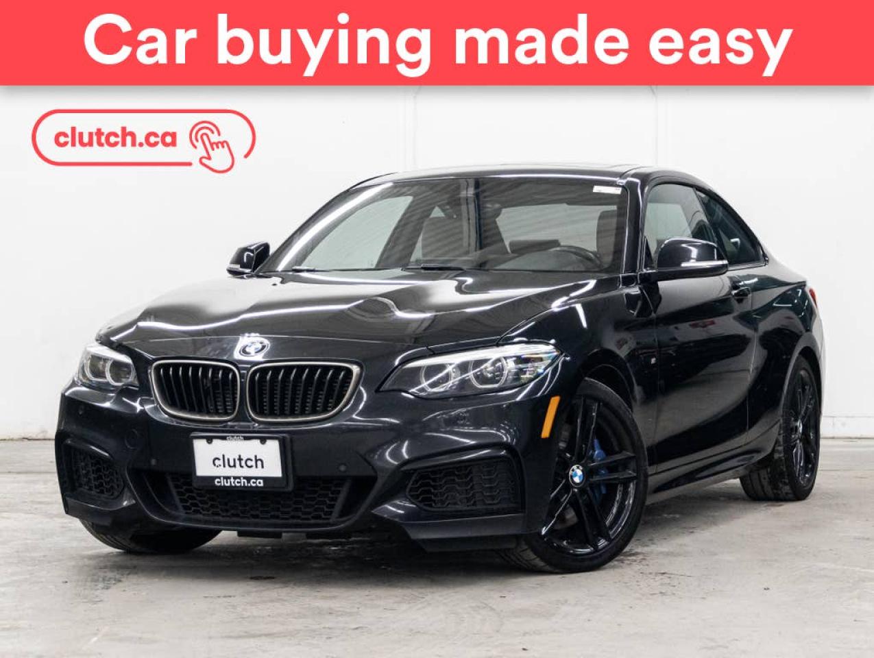 Used 2021 BMW 2 Series M240i xDrive AWD w/ Apple CarPlay & Android Auto, Heated Steering Wheel, Heated Front Seats for sale in Toronto, ON