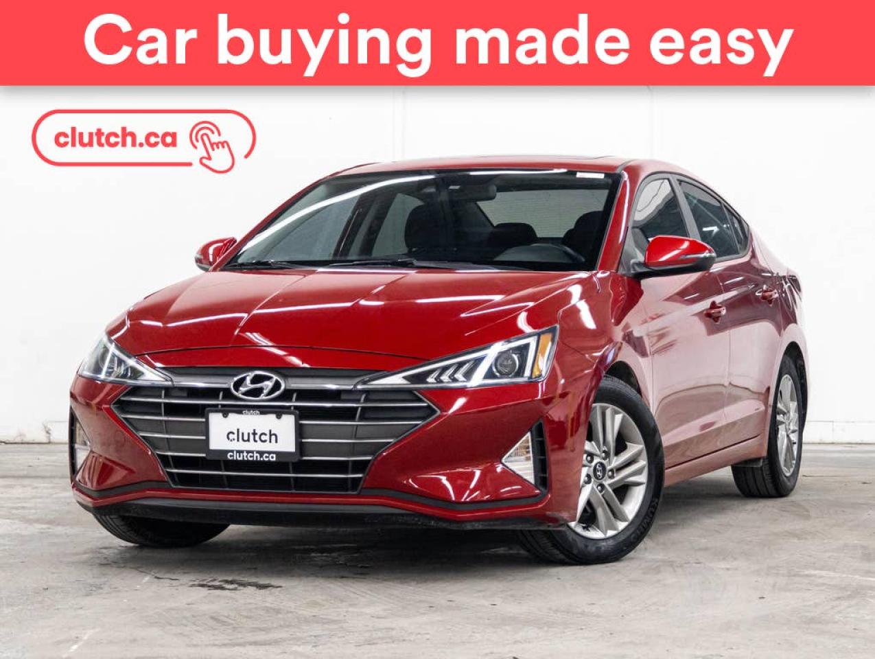 Used 2020 Hyundai Elantra Preferred w/Sun & Safety Package w/ Apple CarPlay & Android Auto, Power Sunroof, Rearview Cam for sale in Toronto, ON