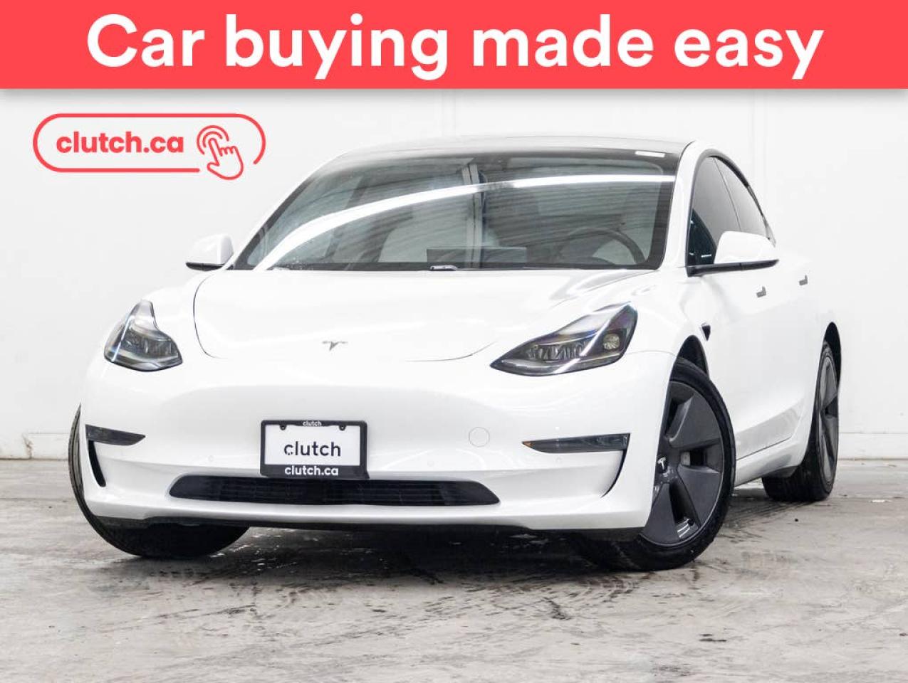 Used 2021 Tesla Model 3 Standard Range Plus w/ Autopilot, Nav, Glass Roof for sale in Toronto, ON