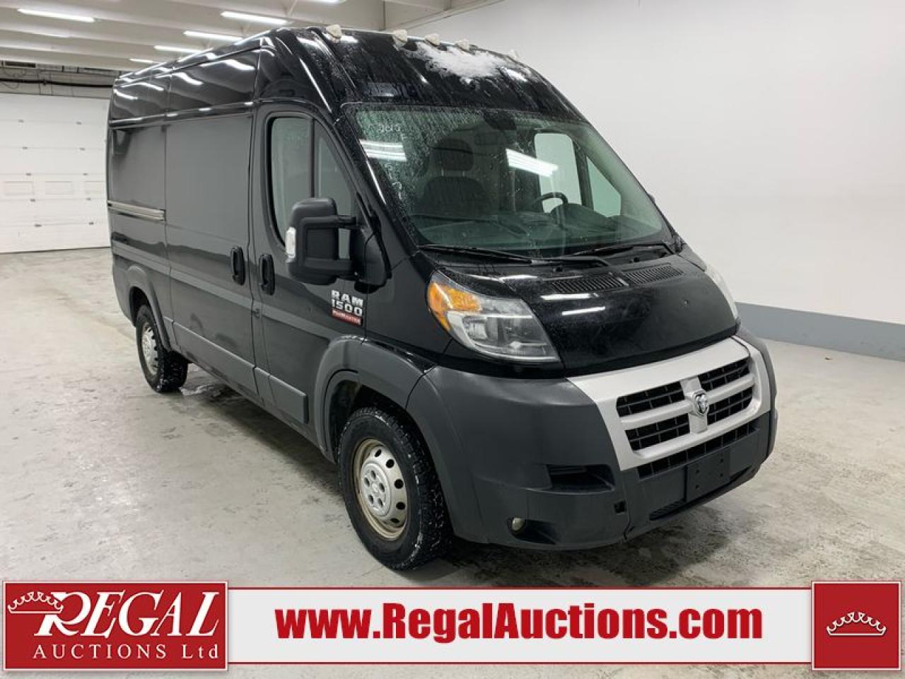 Used 2015 RAM 1500 ProMaster High Roof for sale in Calgary, AB