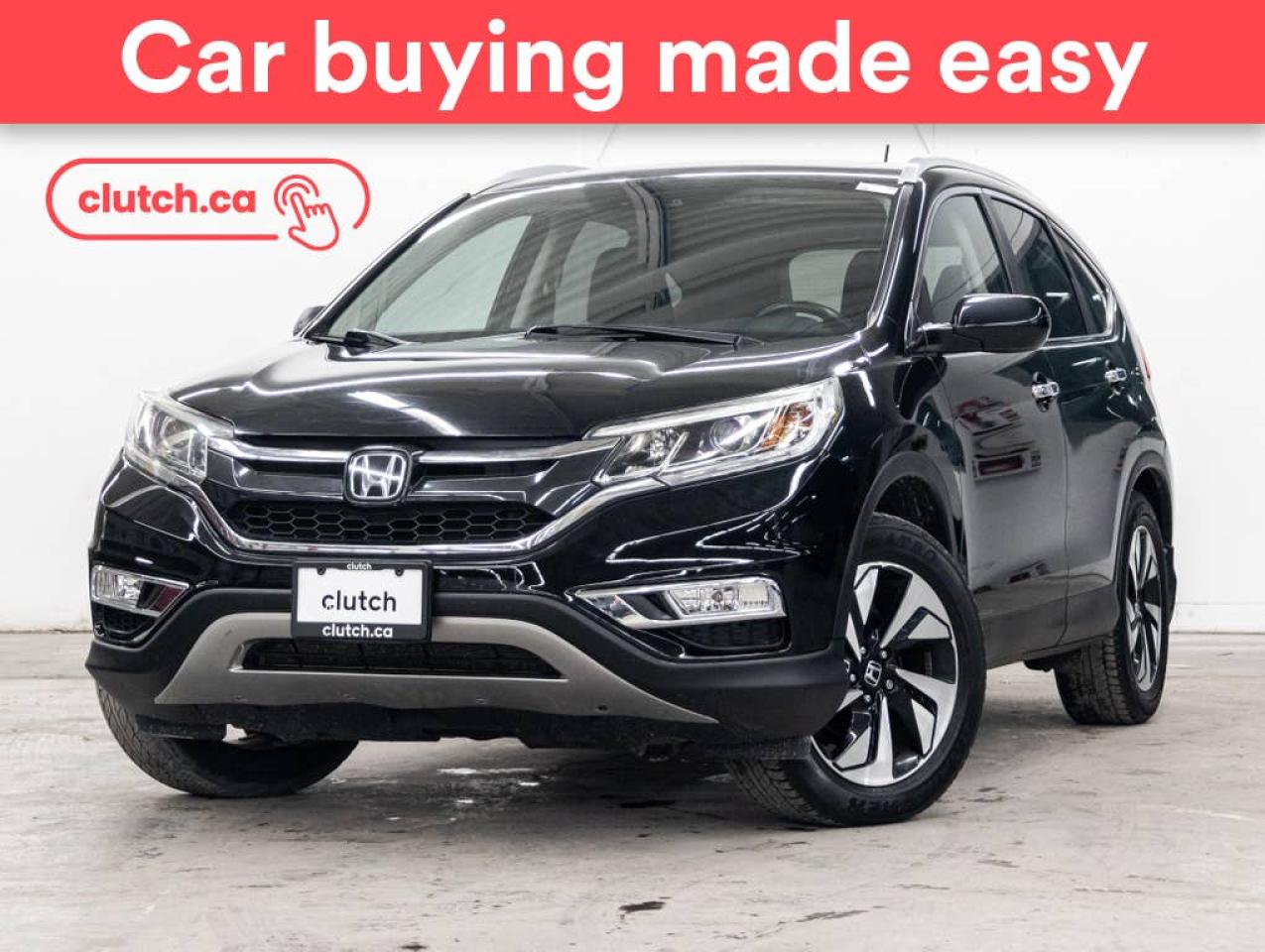 Used 2016 Honda CR-V Touring AWD w/ Heated Front Seats, Power Sunroof, Nav for sale in Toronto, ON