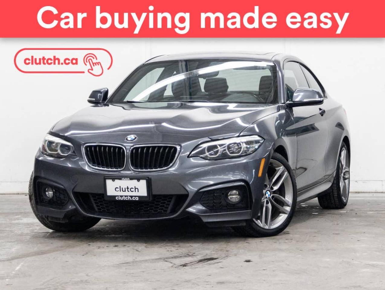 Used 2018 BMW 2 Series 230i xDrive AWD w/ Apple CarPlay, Dual Zone A/C, Power Sunroof for sale in Toronto, ON