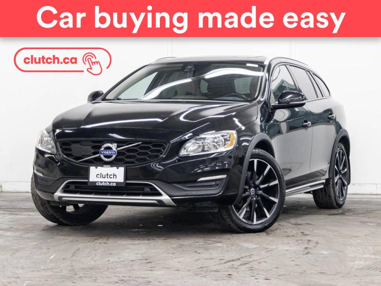 Used 2018 Volvo V60 Cross Country Premier CC AWD w/ Power Sunroof, Dual Zone A/C, Rearview Cam for sale in Toronto, ON