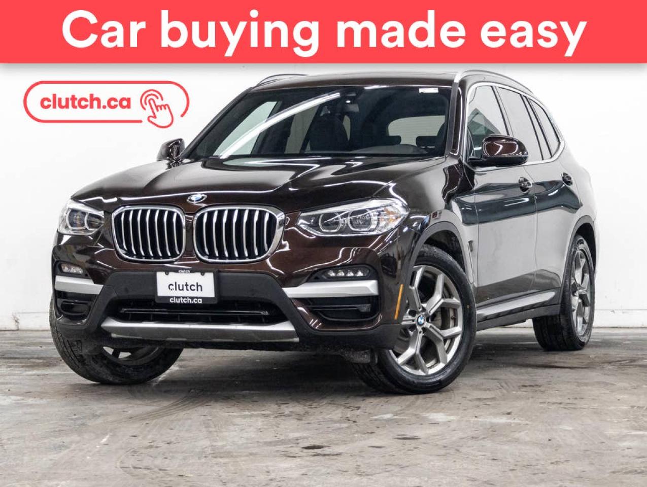 Used 2020 BMW X3 xDrive30i AWD w/ Apple CarPlay, Panoramic Moonroof, Rearview Cam for sale in Toronto, ON