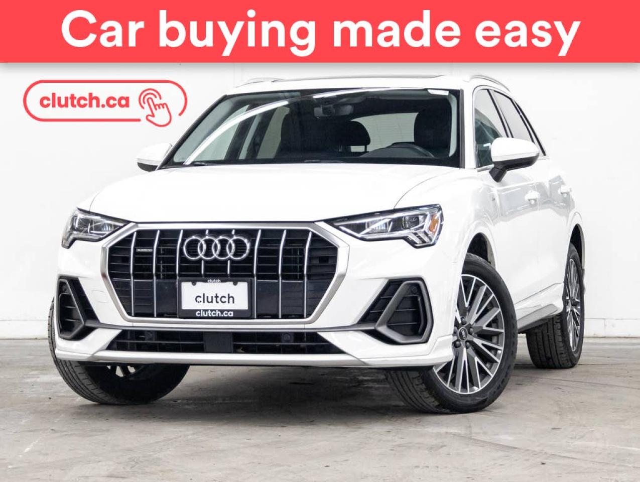 Used 2022 Audi Q3 Progressiv 45 AWD w/ Apple CarPlay & Android Auto, Dual Zone A/C, Panoramic Sunroof for sale in Toronto, ON