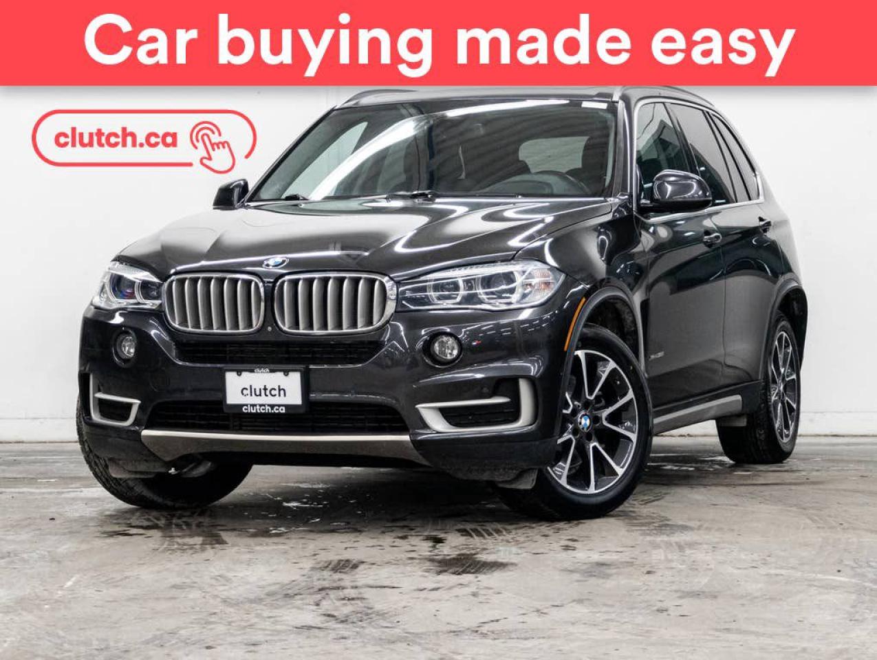 Used 2017 BMW X5 xDrive35i AWD w/ Apple CarPlay, Multi Zone A/C, Panoramic Sunroof for sale in Toronto, ON