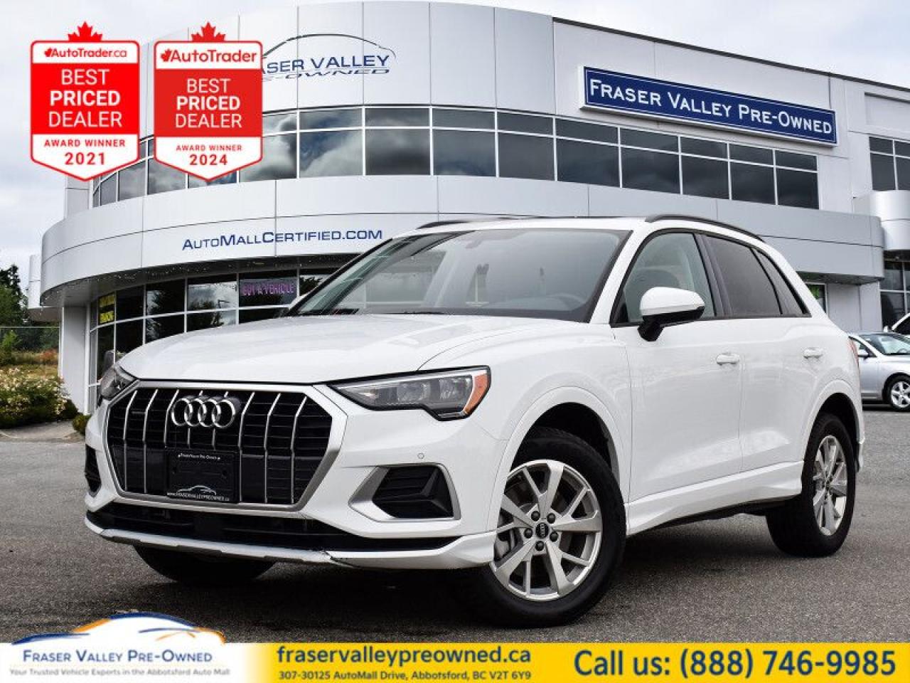 Used 2024 Audi Q3 Komfort 40 TFSI quattro  Local, Clean, Loaded for sale in Abbotsford, BC