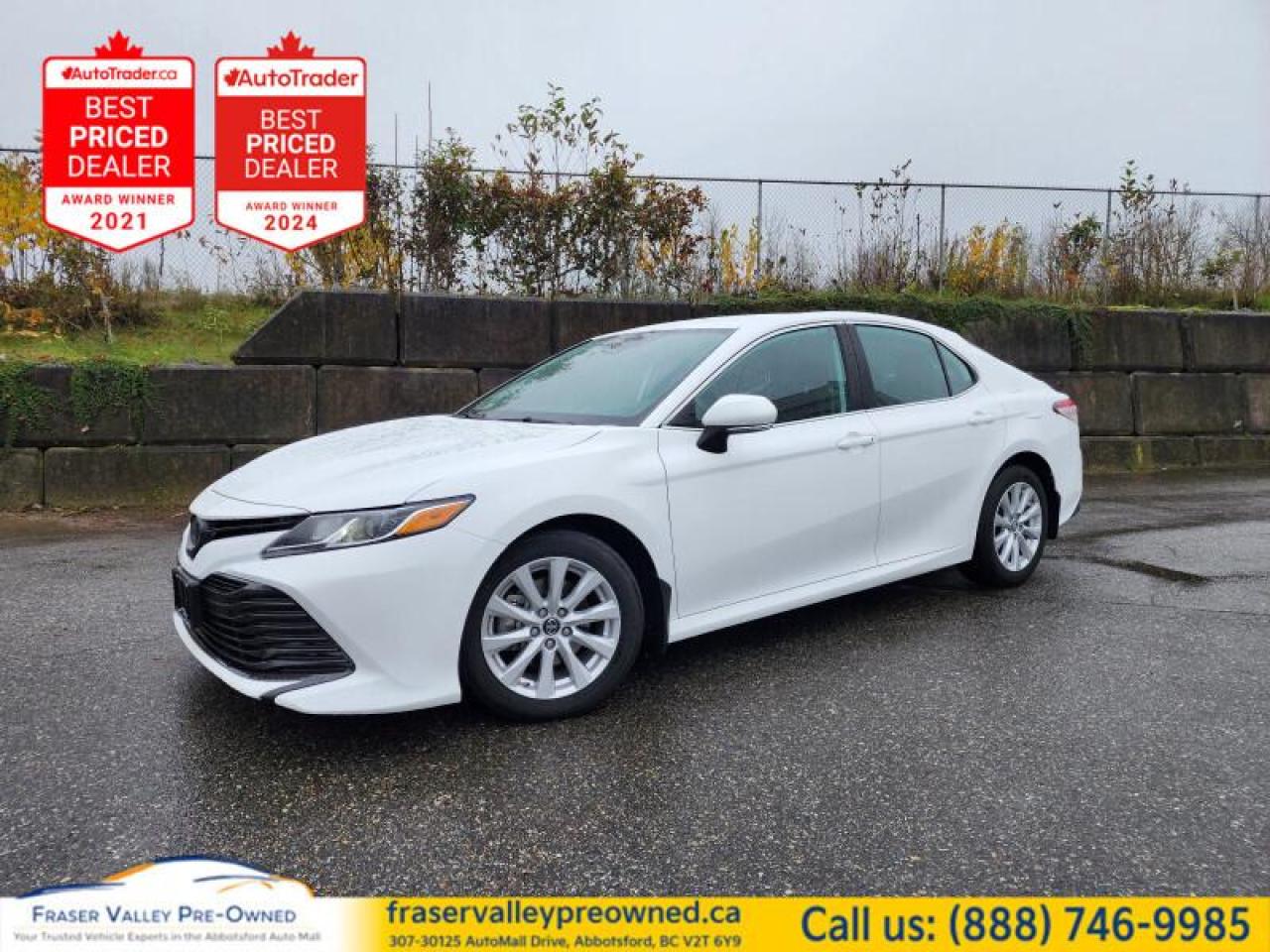 Used 2019 Toyota Camry LE  Clean No Accidents, Apple CarPlay for sale in Abbotsford, BC