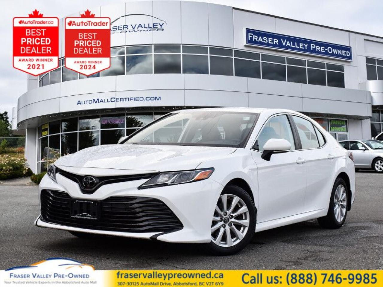 Used 2019 Toyota Camry LE  Clean No Accidents, Apple CarPlay for sale in Abbotsford, BC