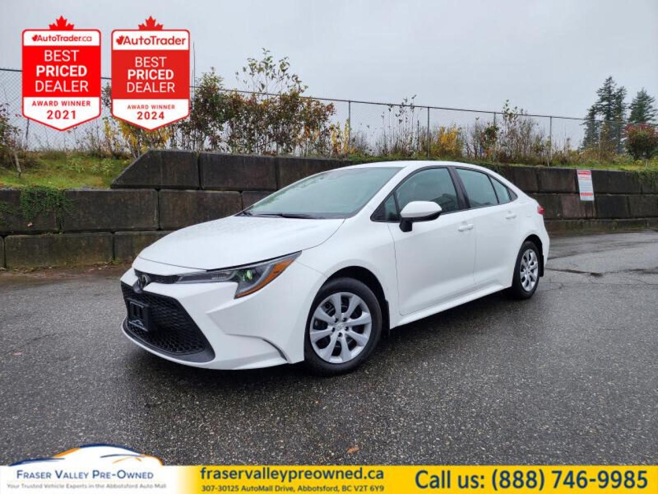 Used 2020 Toyota Corolla LE  Local, Nav, CarPlay, Back-Up Cam for sale in Abbotsford, BC