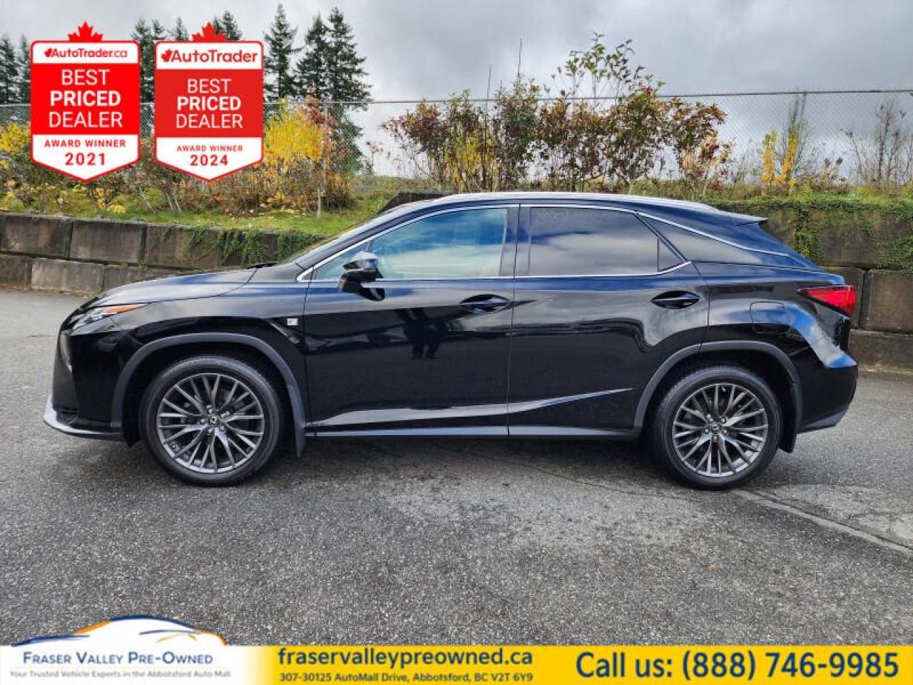 Used 2017 Lexus RX F-Sport  Local, Clean, 2 Keys, Loaded! for sale in Abbotsford, BC