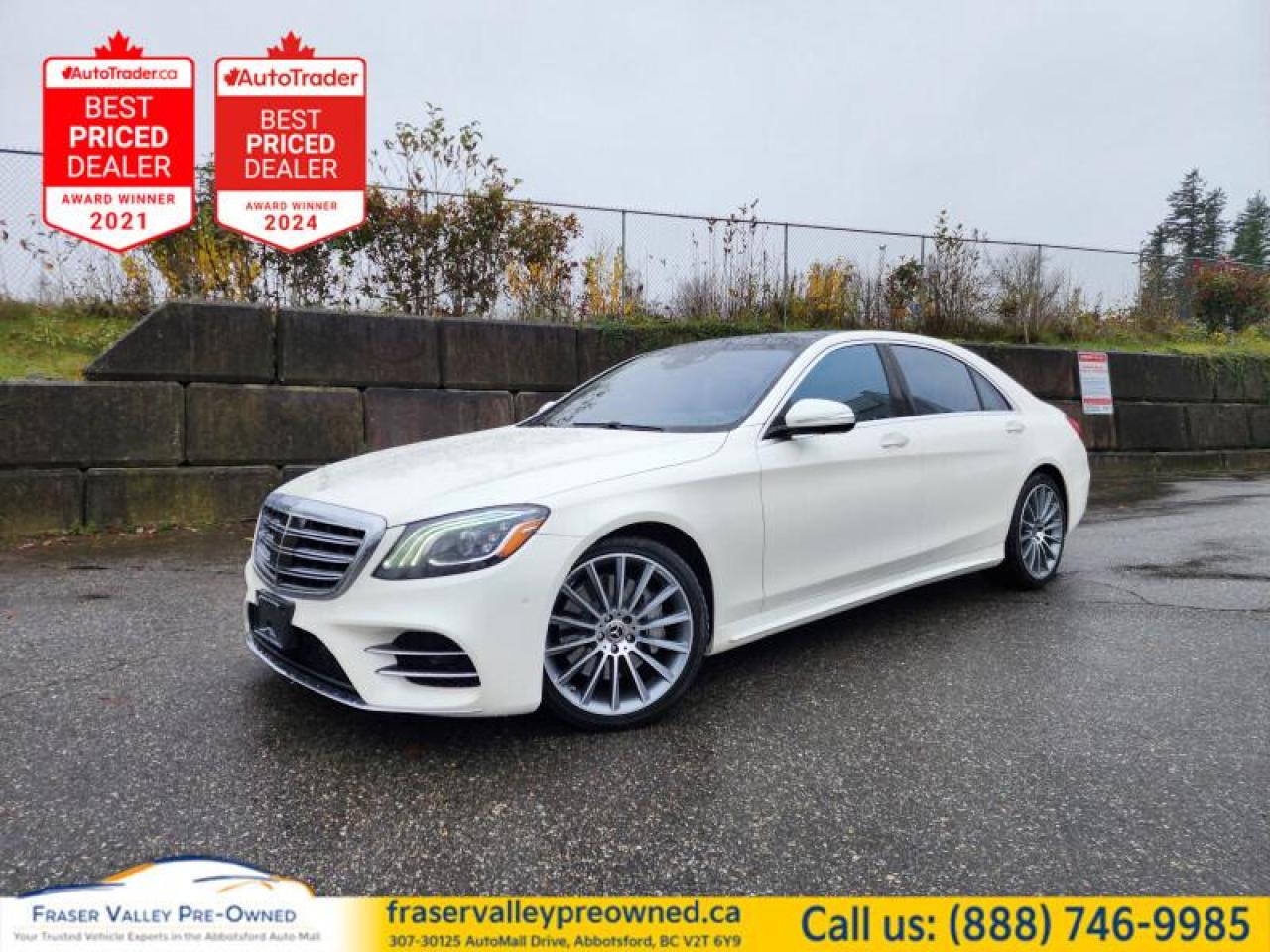 Used 2018 Mercedes-Benz S-Class 560 4MATIC LWB Sedan  AMG Pkg for sale in Abbotsford, BC