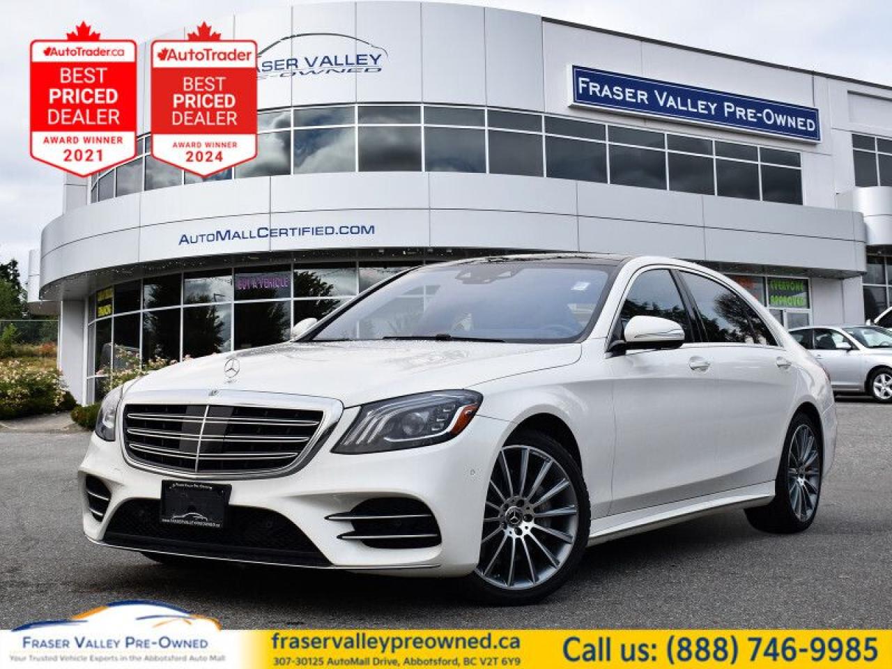 Used 2018 Mercedes-Benz S-Class 560 4MATIC LWB Sedan  AMG Pkg for sale in Abbotsford, BC