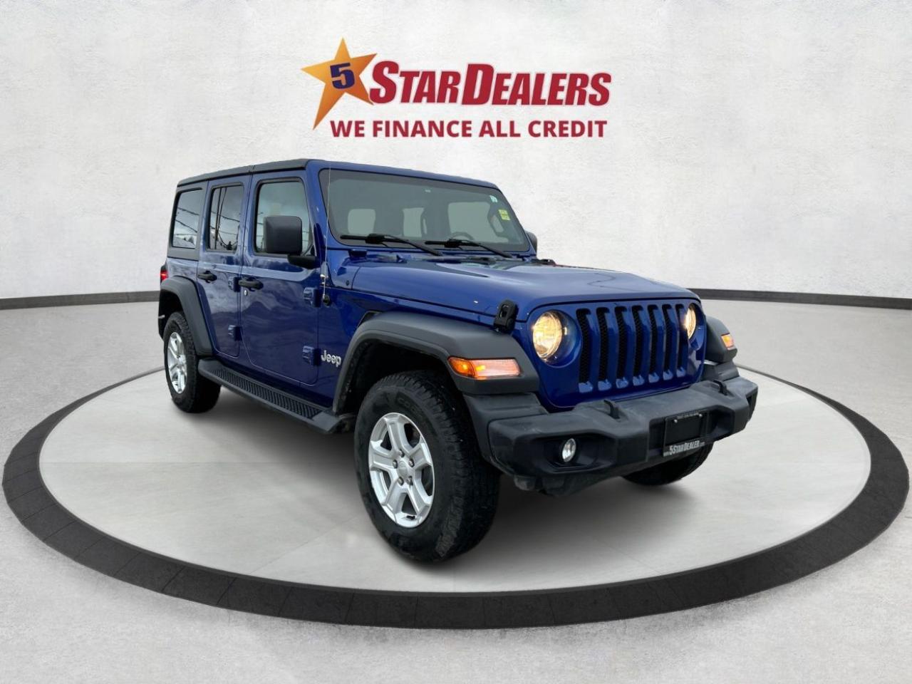 Used 2019 Jeep Wrangler Unlimited Sport 4x4 Sport AWD MINT! MUST SEE! WE FINANCE ALL for sale in London, ON