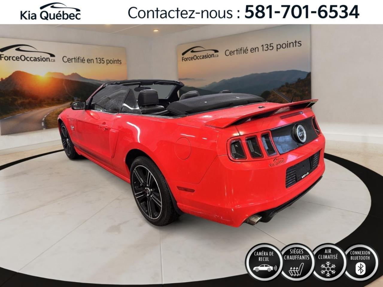 Used 2013 Ford Mustang GT *CALIFORNIA SPECIAL *DÉCAPOTABLE *V8 *GPS for sale in Québec, QC