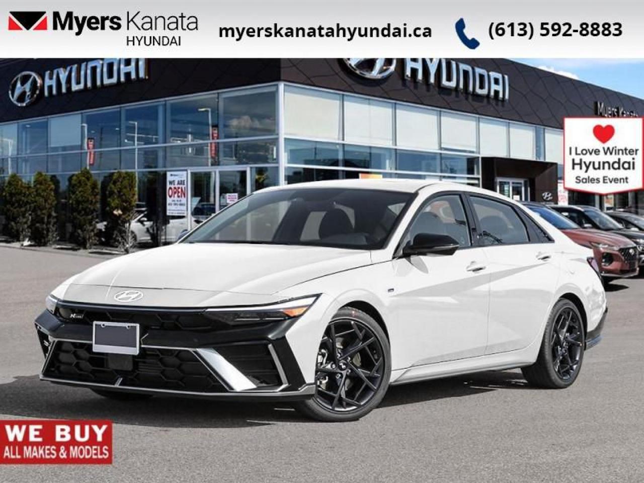 New 2025 Hyundai Elantra N Line Ultimate DCT  -  Premium Audio - $119.25 /Wk for sale in Kanata, ON