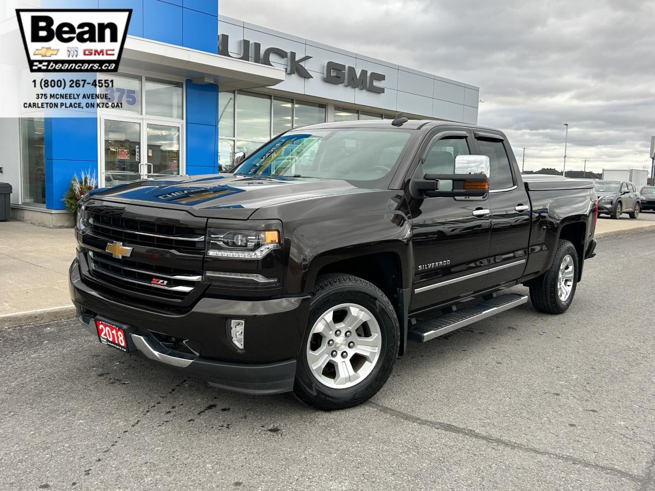 Used 2018 Chevrolet Silverado 1500 2LZ 5.3L V8 WITH REMOTE START/ENTRY, HEATED SEATS, VENTILATED SEATS, CRUISE CONTROL, TRAILER BRAKE CONTROLLER, REAR VISION CAMERA, PHONE PROJECTION for sale in Carleton Place, ON