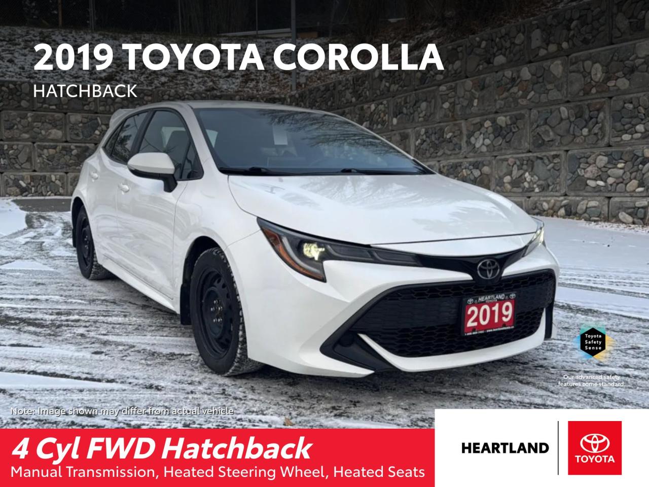 Used 2019 Toyota Corolla Hatchback 6MT Hatchback 6MT for sale in Williams Lake, BC