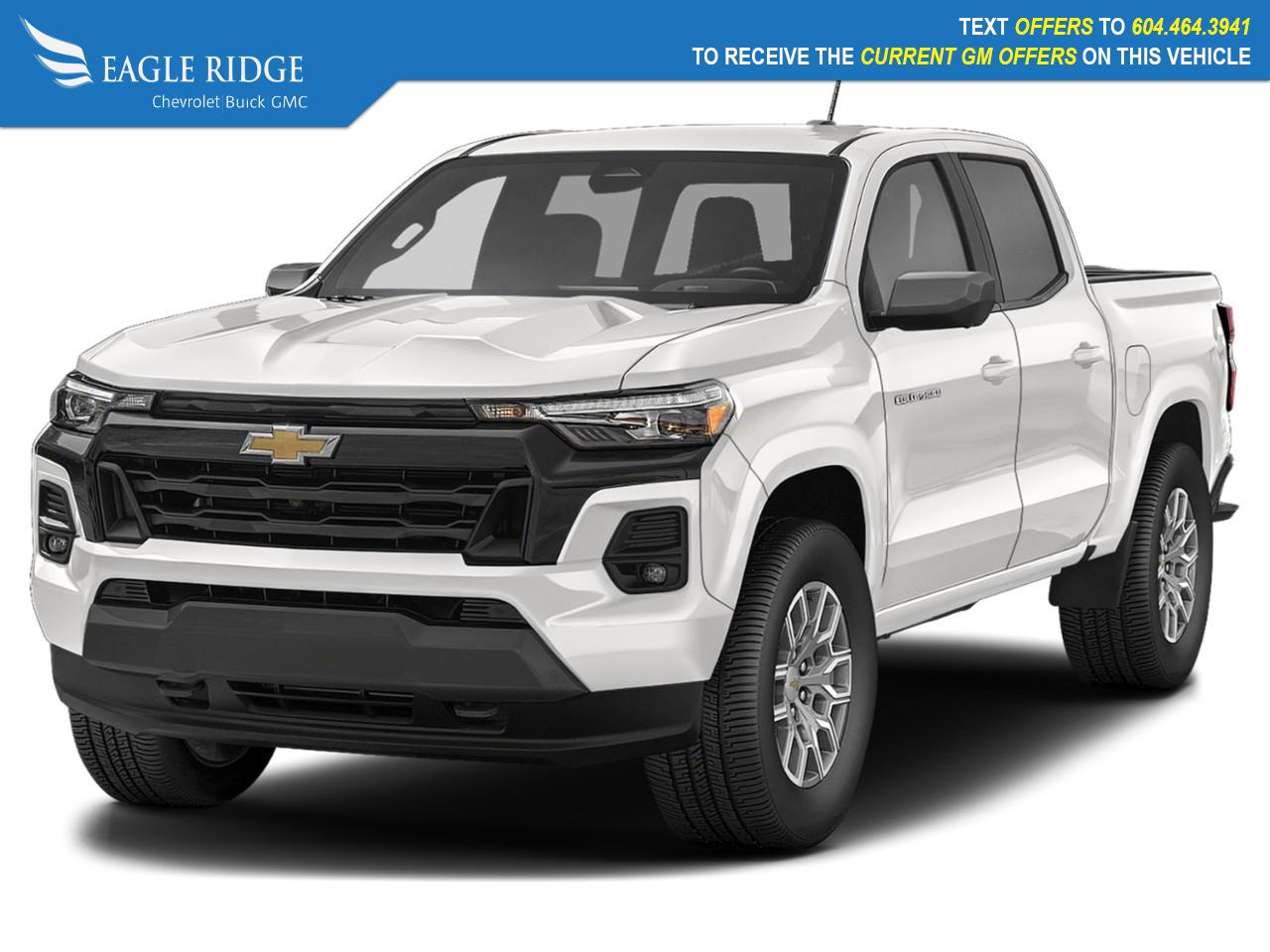 New 2024 Chevrolet Colorado Z71 package, blind zone assist, rear cross-traffic braking, adaptive cruise control, locking rear differential, 11 display with Google, Apple CarPlay, and Android Auto. 4o mini for sale in Coquitlam, BC