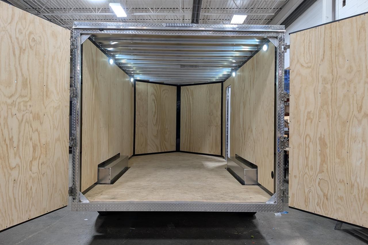 2024 Canadian Trailer Company 8.5X16 V-Nose Cargo Trailer Aluminum Tandem Axle Photo11