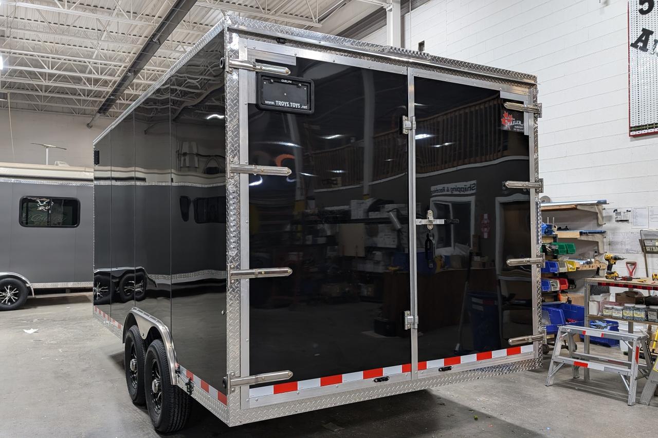 2024 Canadian Trailer Company 8.5X16 V-Nose Cargo Trailer Aluminum Tandem Axle Photo10