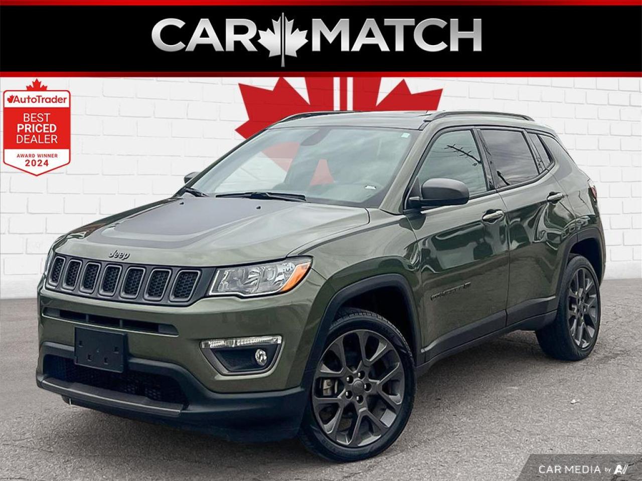 Used 2021 Jeep Compass 80TH ANNIVERSARY / 4X4 / LEATHER / NO ACCIDENTS for sale in Cambridge, ON