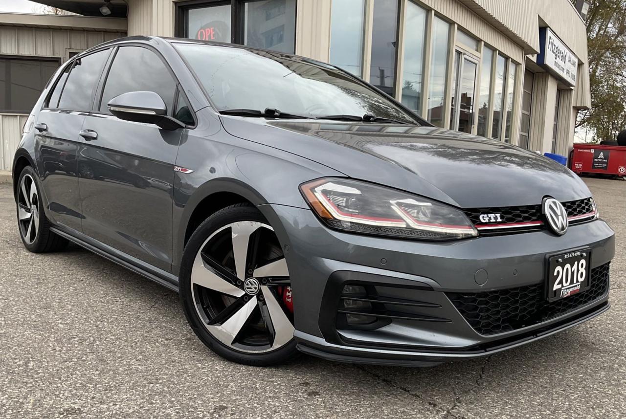 Used 2018 Volkswagen Golf GTI AUTOBAHN 4-Door - DRIVER'S ASSIST! LTHR! NAV! BACK-UP CAM! for sale in Kitchener, ON