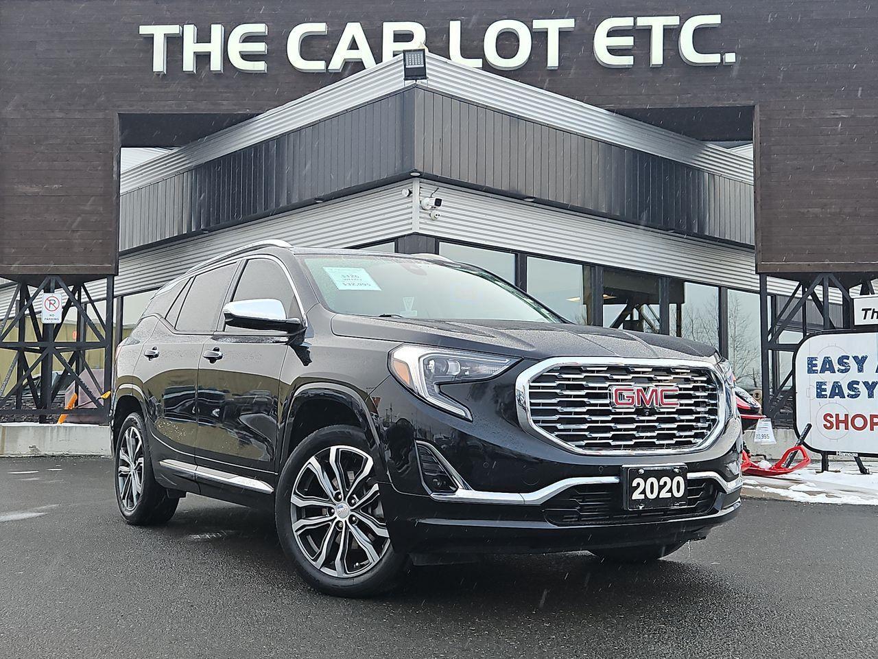 Used 2020 GMC Terrain Denali HEATED LEATHER SEATS/STEERING WHEEL, MOONROOF, SIRIUS XM, BACK UP CAM, CRUISE CONTROL!! for sale in Sudbury, ON