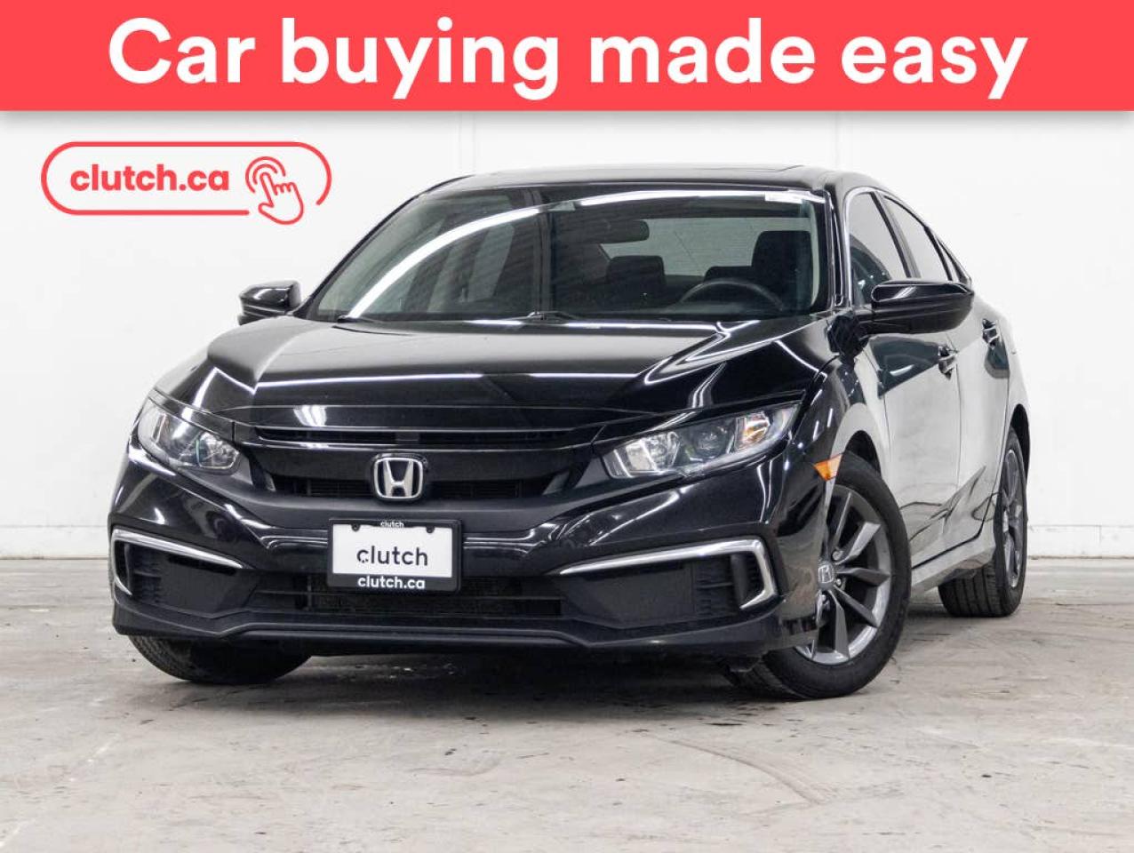 Used 2021 Honda Civic EX w/ Apple CarPlay & Android Auto, Power Sunroof, Rearview Cam for sale in Toronto, ON