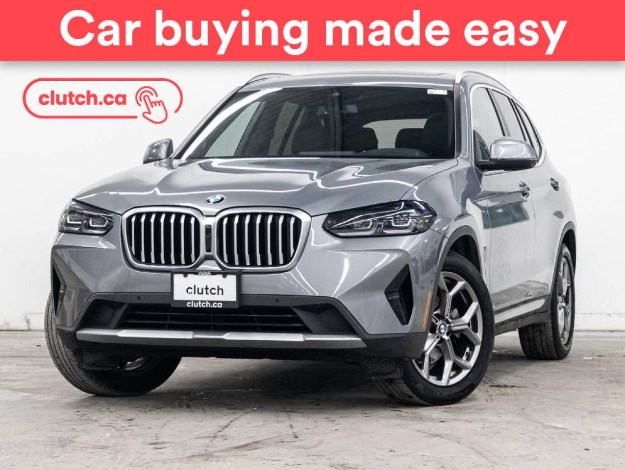 Used 2023 BMW X3 xDrive30i AWD w/ Apple CarPlay & Android Auto, Heated Steering Wheel, Heated Front Seats for sale in Toronto, ON