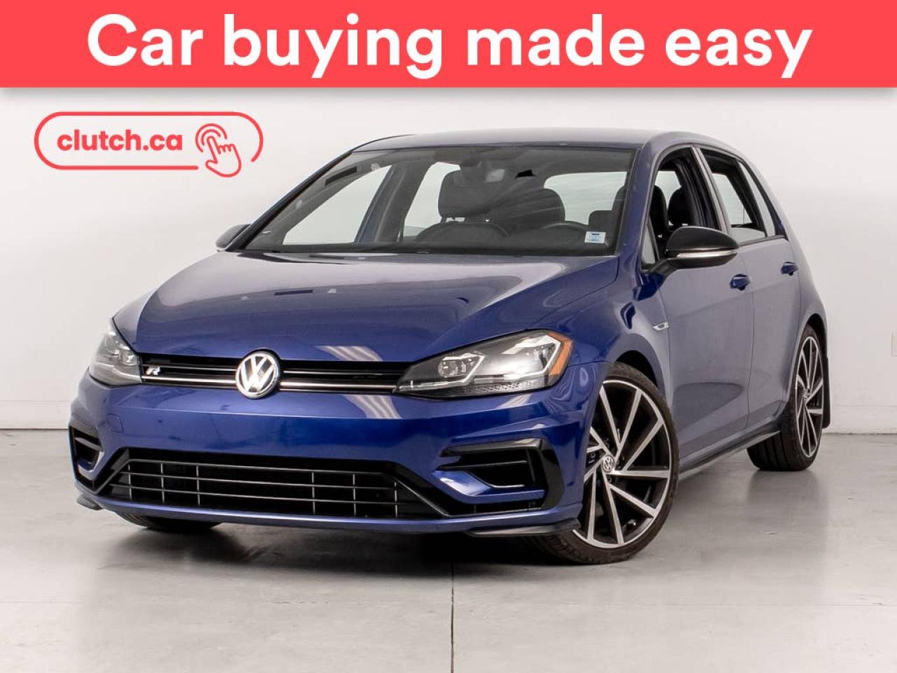 Used 2018 Volkswagen Golf R Base AWD w/ Nav, Apple CarPlay, Leather for sale in Bedford, NS