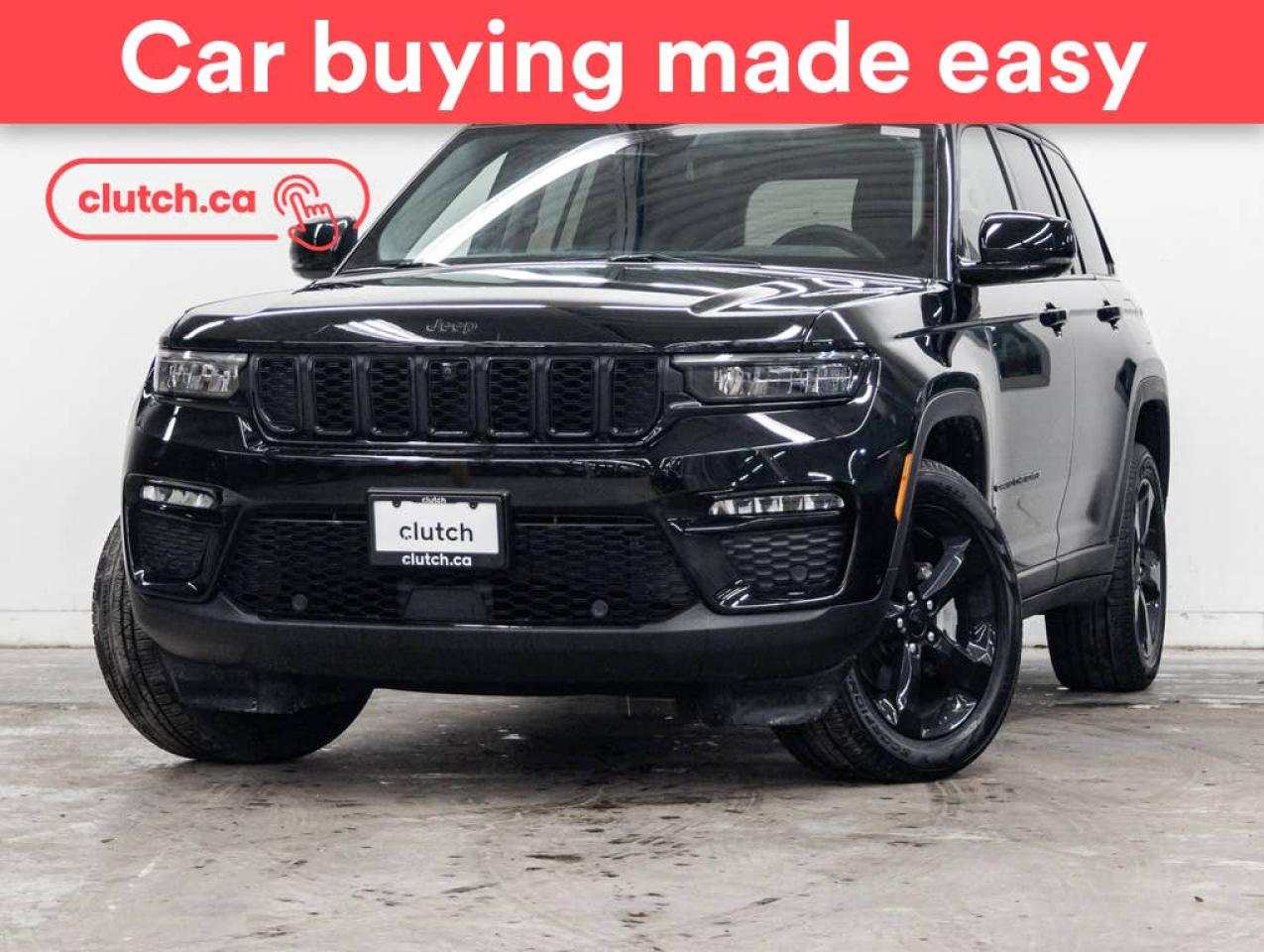 Used 2023 Jeep Grand Cherokee Limited 4x4 w/ Apple CarPlay & Android Auto, Dual Zone A/C, 360 Degree Cam for sale in Toronto, ON