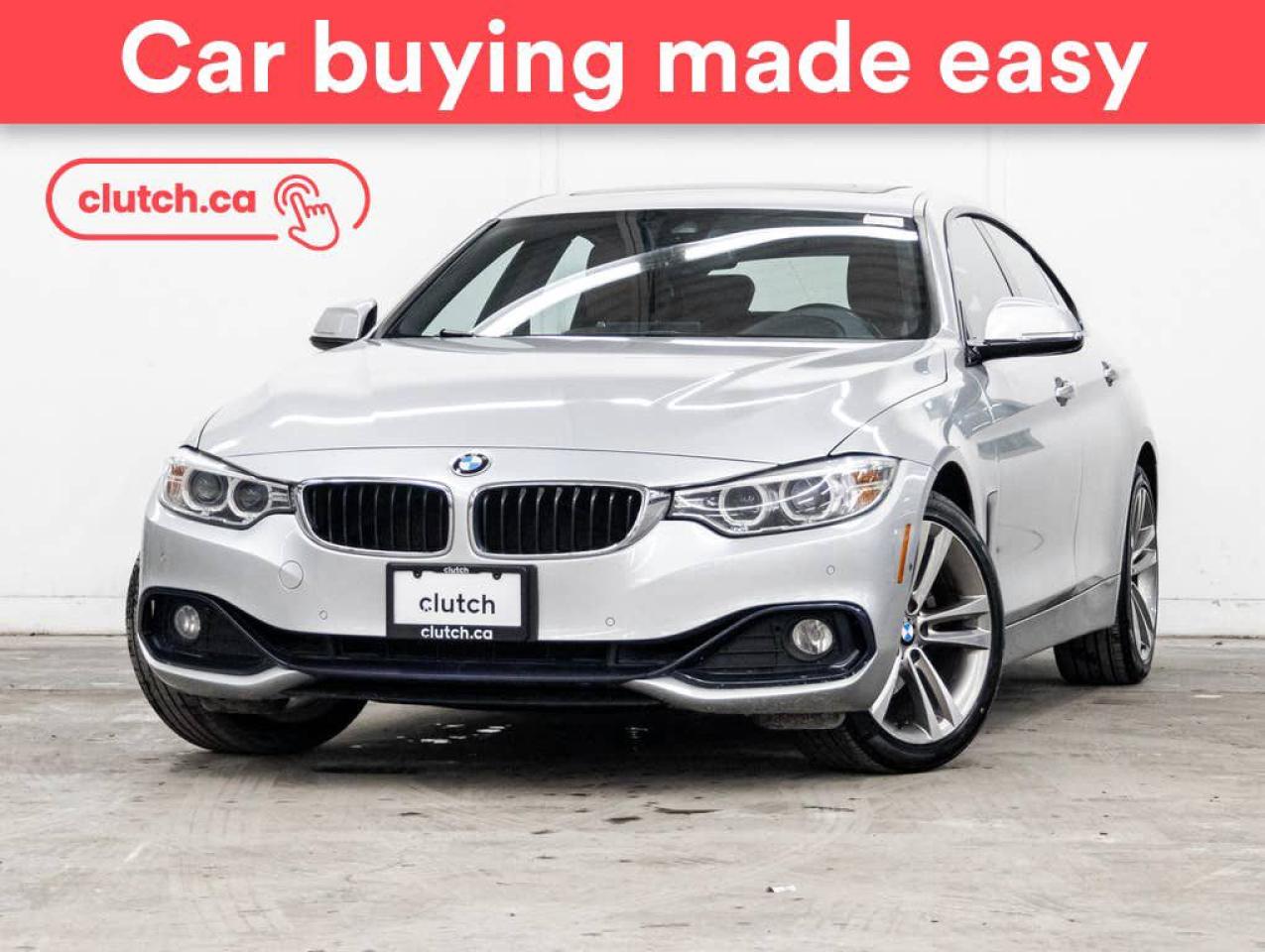 Used 2017 BMW 4 Series 430i xDrive Gran Coupe AWD w/ Power Sunroof, Dual Zone A/C, Rearview Cam for sale in Toronto, ON