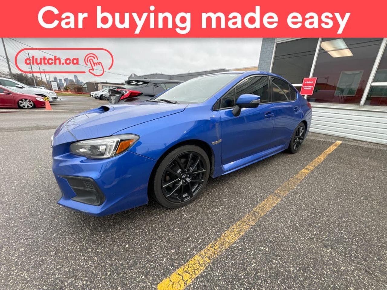 Used 2020 Subaru WRX Sport Tech AWD w/ Apple CarPlay & Android Auto, A/C, Power Sunroof for sale in Toronto, ON