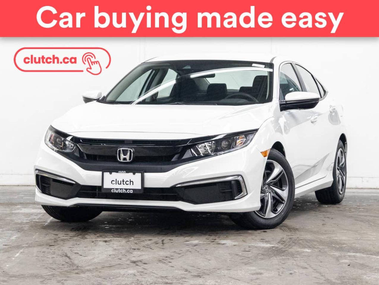 Used 2021 Honda Civic LX w/ Apple CarPlay & Android Auto, A/C, Rearview Cam for sale in Toronto, ON