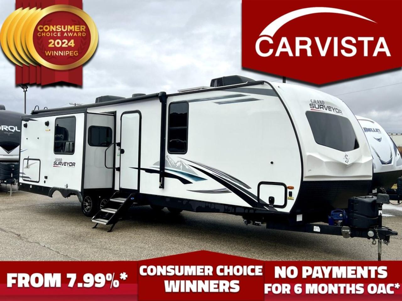 Used 2021 Forest River Surveyor Grand 302RLOK - Rear Living Space for sale in Winnipeg, MB