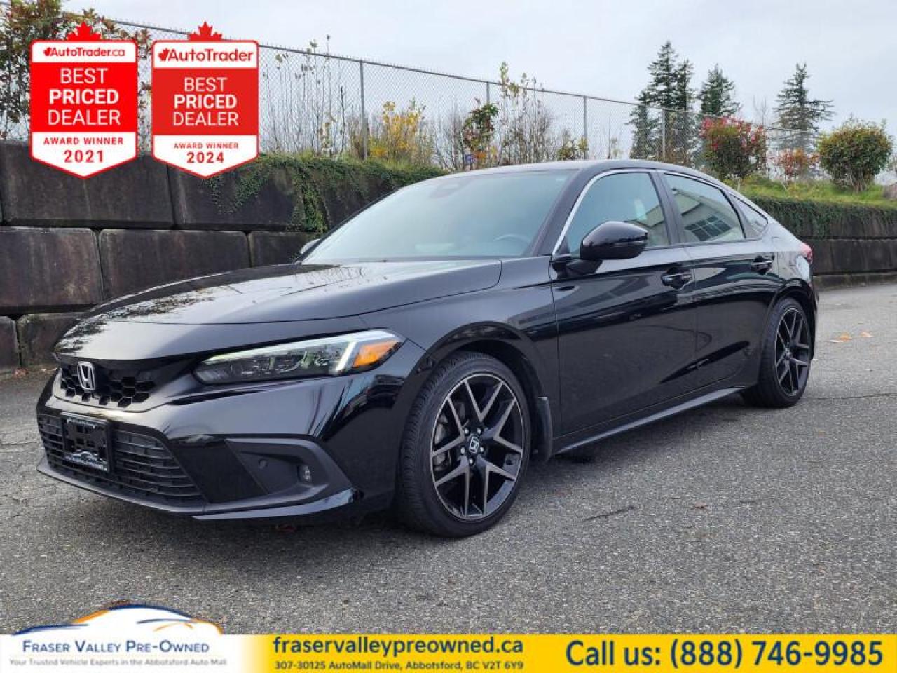 Used 2022 Honda Civic Hatchback Sport Touring  Clean, Local, Loaded! for sale in Abbotsford, BC