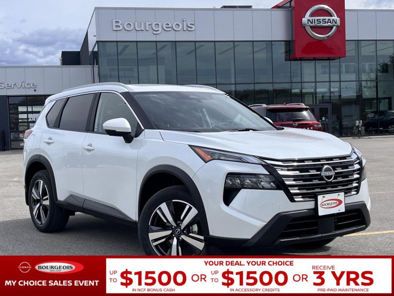 New 2025 Nissan Rogue AWD SV Moonroof for sale in Midland, ON