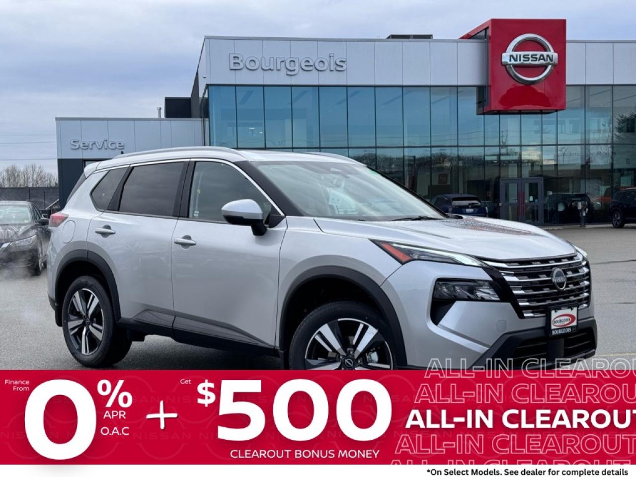 New 2025 Nissan Rogue AWD SV Moonroof for sale in Midland, ON