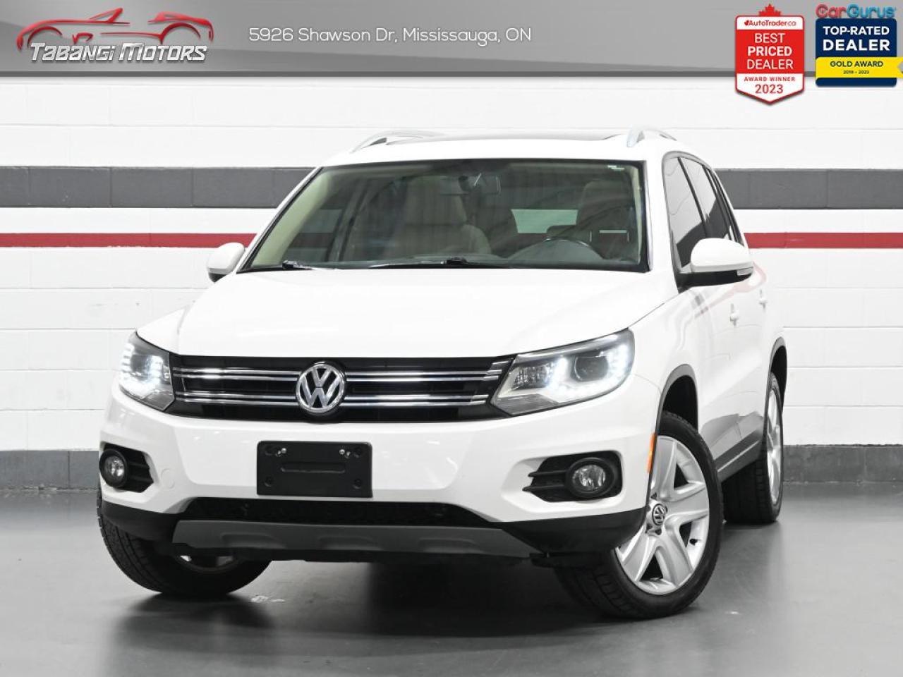 Used 2014 Volkswagen Tiguan No Accident Bluetooth Leather Panoramic Roof for sale in Mississauga, ON