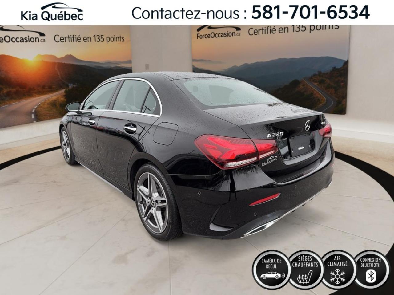 Used 2022 Mercedes-Benz A220 4MATIC * GPS* TOIT* BIZONE* CUIR* CAMERA 360* for sale in Québec, QC