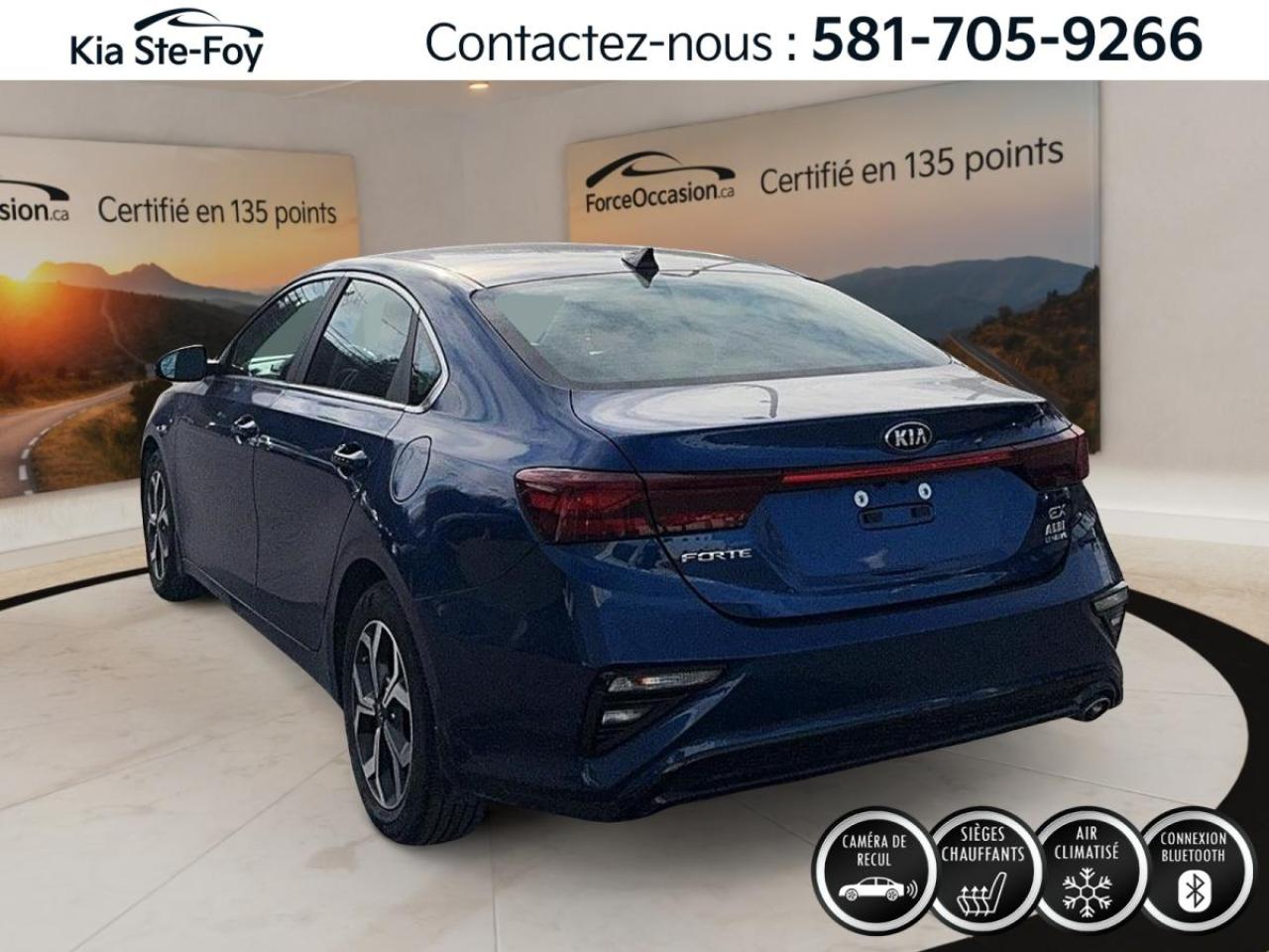 Used 2021 Kia Forte EX *A/C *CARPLAY *CAMERA *VOLANT CHAUFFANT *CRUISE for sale in Ste-Foy, QC