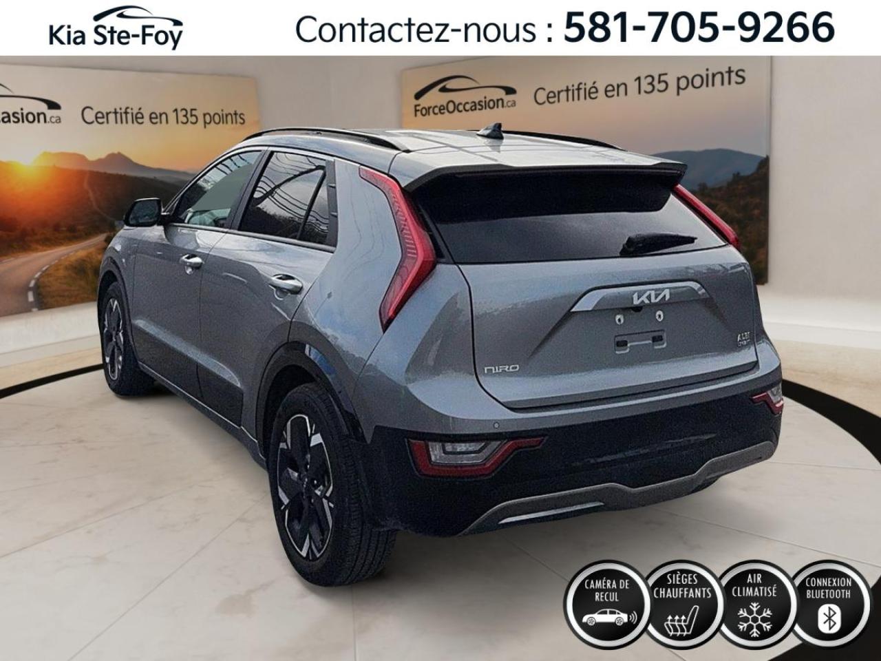 Used 2023 Kia NIRO EV LIMITED *CUIR *TOIT *GPS *BI-ZONE *SIEGE VENTILE for sale in Ste-Foy, QC