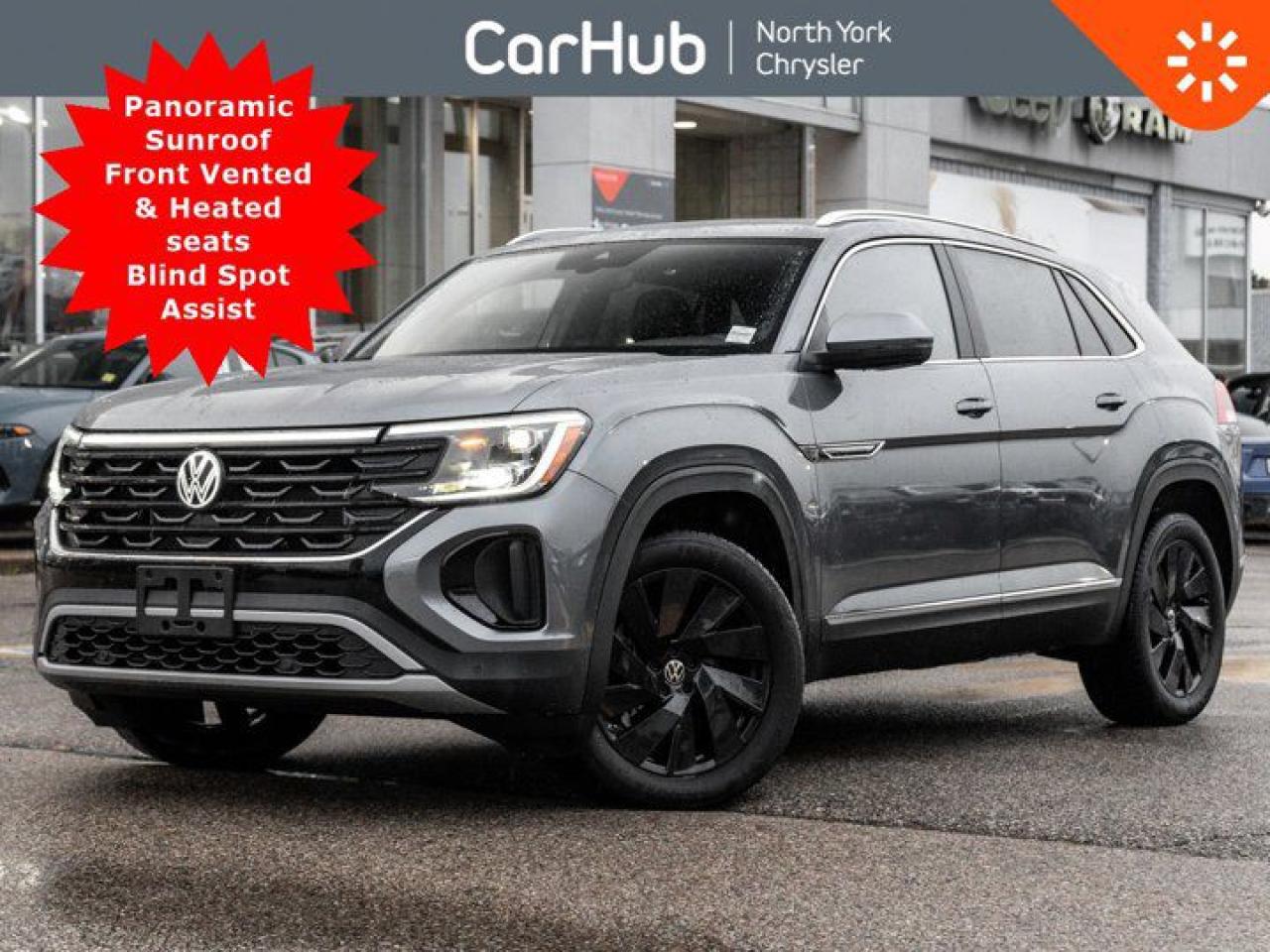 Used 2024 Volkswagen Atlas Cross Sport Highline Pano Sunroof Front Vented/Heated seats Blind Spot for sale in Thornhill, ON