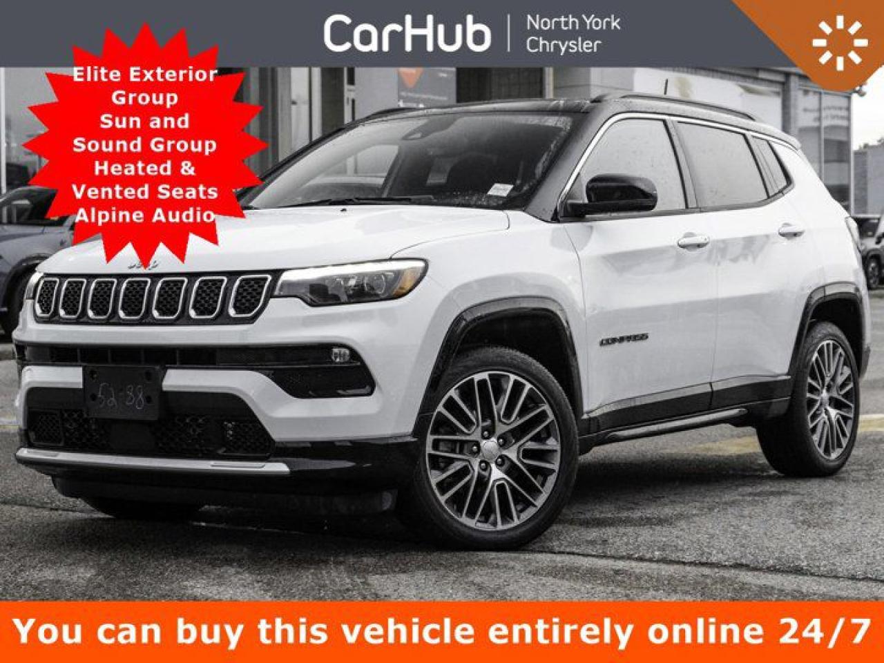 Used 2024 Jeep Compass Limited Elite Exterior Group Sun and Sound Group for sale in Thornhill, ON