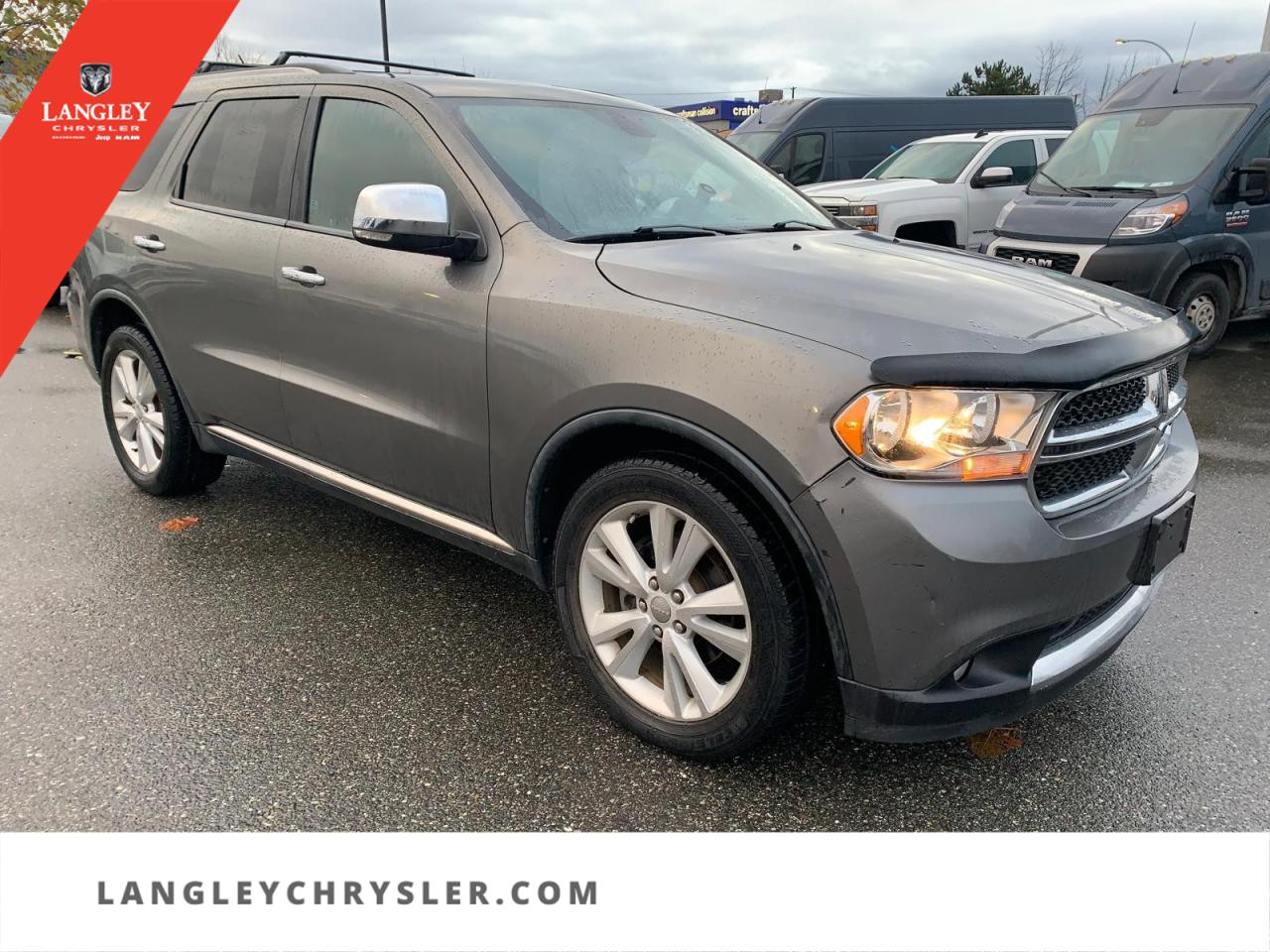 Used 2012 Dodge Durango Crew Plus LOW KMS REAR DVD SYSTEM for sale in Surrey, BC