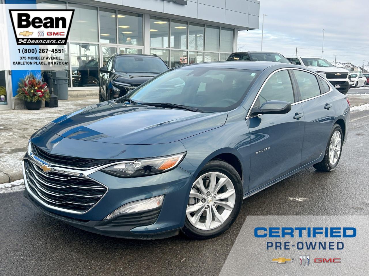 Used 2024 Chevrolet Malibu 1LT 1.5L 4 CYL WITH REMOTE ENTRY, HEATED CLOTH SEATS, LANE KEEP ASSIST, REAR VISION CAMERA, APPLE CARPLAY for sale in Carleton Place, ON